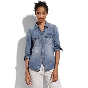 Madewell Western Jean Shirt